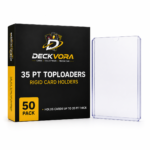Deckvora 35pt Rigid Toploaders – 50 Pack