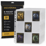 Deckvora 9-Pocket Side Loading Pages Refill – 50 Pages